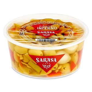 Cóctel De Encurtidos Inferno Sarasa Frasco 180 G
