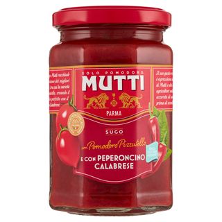 Mutti Sugo Con Pomodoro Pizzutello E Con Peperoncino Calabrese 280 G