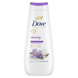 Gel De Ducha Relajante Jazmín Y Leche De Coco Advanced Care Dove 400 Ml.