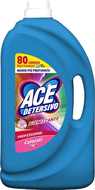 ACE DETERSIVO LIQUIDO IGIENIZZANTE PROFESSIONAL COLORATI 80 LAVAGGI   FAT3023