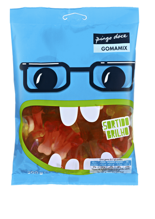 Gomas Sortido Fruta Brilho Pingo Doce 300G