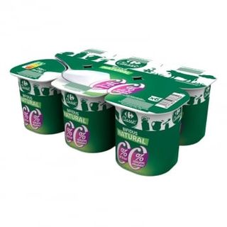 Bífidus Natural Carrefour Classic Sin Azúcares Añadidos Pack 6 Uds 125 G