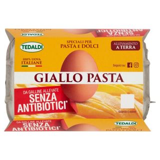 Tedaldi Giallo Pasta Speciali per Pasta e Dolci 6 Uova 330 g - 8009655000061