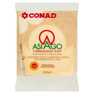 CONAD Asiago Formaggio DOP 300 g - 8003170054448