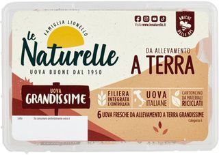 Le Naturelle 6 Uova Fresche Da Allevamento A Terra Grandissime