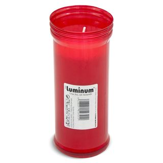 Velón Rojo Lumar 1 Unidad