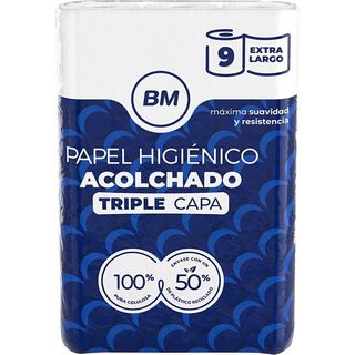 BM Papel Higiénico 3 Capas 9 Rollos