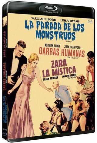 Pack La Parada De Los Monstruos + Garras Humanas + Zara La Mística - Blu-Ray (8436555539764)