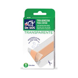 Dr. Sos Bandas Transparentes 10Cmx6Cm 5 Tiras (8411719505052)