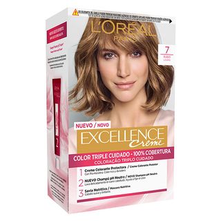 Tinte Rubio Excellence Creme De Loreal Nº 7 Rubio (8411300565069)