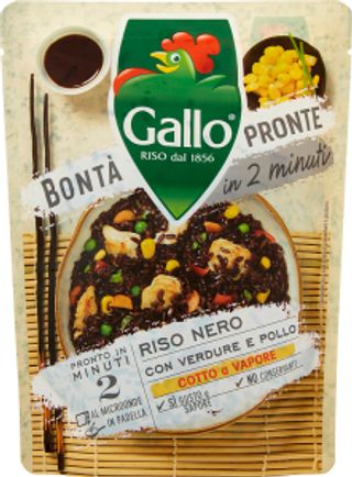 Gallo Bontà Pronte in 2 minuti Riso Nero con Verdure e Pollo 220 g