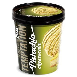 Helado Pistacho Cheesecake Temptation De Dia Tarrina 350 G