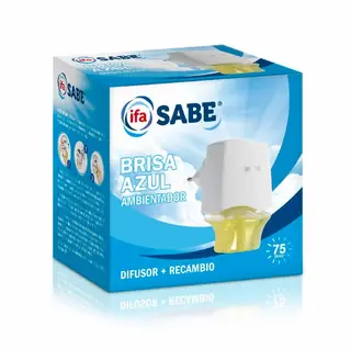 Ambientador Electrico Brisa Azul Ifa Sabe Aparato + Recambio 26 Ml