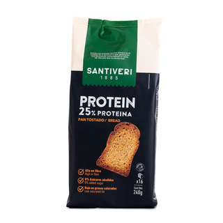 Pan Proteico Tostado 240g Santiveri