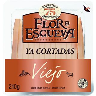 FLOR DE ESGUEVA Queso Viejo Cortado 210 G