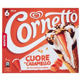 Cornetto Algida Cuore Di Caramello 6 Gelati 342 G -1532