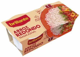 Arroz Redondo Brillante Vaso P2X125G