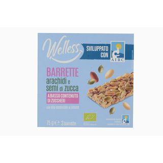 Welless - AIRC Barrette arachidi e semi di zucca olio di limone 3x25 gr