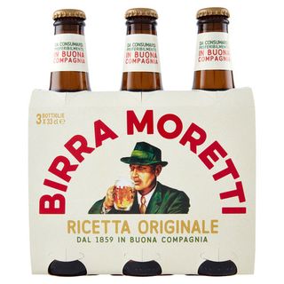 Birra Moretti Ricetta Originale 3 x 33 cl - 8001435225213