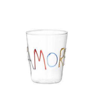 Bicchiere scritta Amore - in vetro borosilicato, da 380 ml