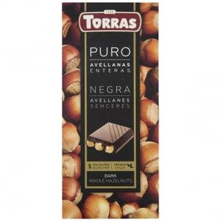 Chocolate Negro Con Avellanas Enteras Torras Sin Gluten 150 G.