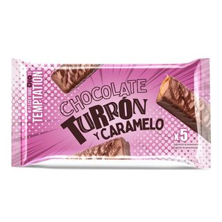 Barrita Chocolate Turrón y Caramelodia Bolsa 200 Gr.