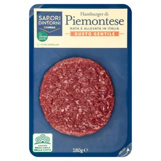 SAPORI & DINTORNI CONAD Percorso Qualità Hamburger di Piemontese Gusto Gentile 180 g - 8003170090934