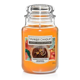 Chocolate Orange, candela in giara grande - Yankee Candle