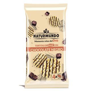 Tortitas De Maíz Con Chocolate Negro Naturmundo De Dia Bolsa 90 G