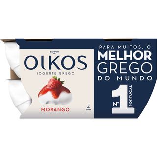 Iogurte Grego Morango Oikos (emb. 440 gr (4 un))