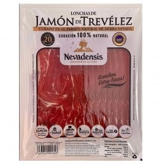 Jamón Curado Trevélez Igp Lonchas Nevadensis Sin Gluten Sin Lactosa 120 G.