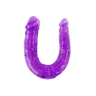 Dildo Doble Jelly Lila