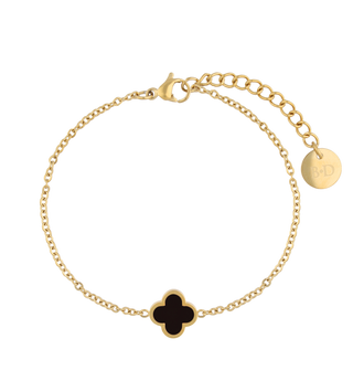 By Dziubeka Zestaw Biżuterii - Bransoletka i kolczyki koniczynka