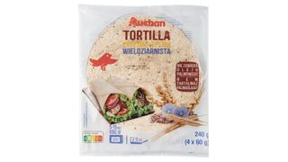 Auchan - Tortilla pszenno żytnia wieloziarnista - 240 g