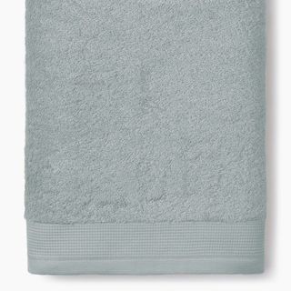 Toalla De Baño De Algodón Egipcio De Rizo Nilo Azul Azulado 50x90 cm