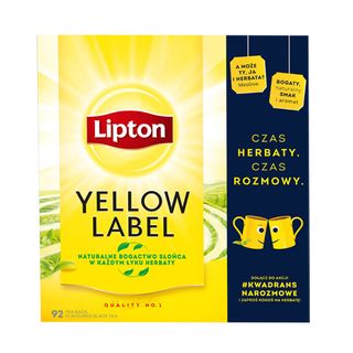 Lipton Herbata czarna Yellow Label, 92 torebki