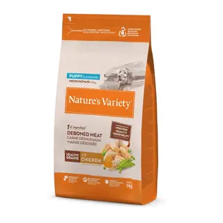 Nature's Variety Pienso Puppy Medium Healthy Grain Pollo para Cachorros (3 Kg) 8410650596600