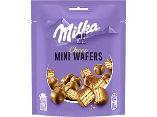 BOLACHAS MILKA:MINI WAFERS 110G