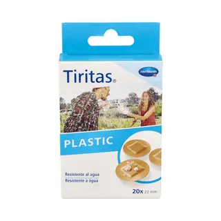 TIRITAS PLASTIC REDONDAS 20 U