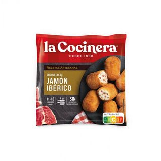 Croquetas Artesanas De Jamon Iberico La Cocinera 400 Gr.