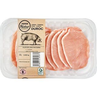 Filete De Lomo Fino De Cerdo Duroc Eroski Natur, Bandeja 300 G