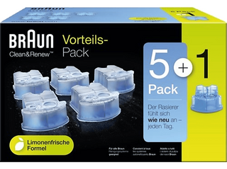 Cartuchos De Limpieza - Braun Clean&Renew, Para Afeitadoras (1434123)