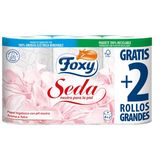 Papel Higienico Seda 3Cap Foxy 6 Rollos