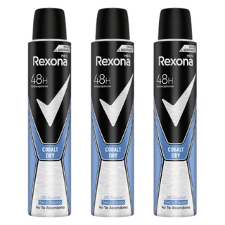 Rexona Desodorante Cobalt Dry Antitranspirante 48h 3x200ml