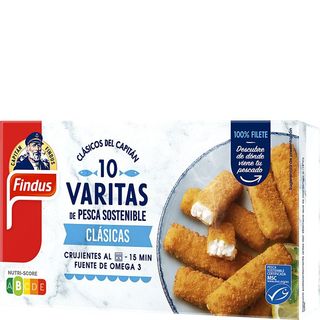 FINDUS Varitas De Pescado Congeladas 280 G