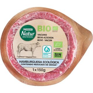 Hamburguesa Vacuno Eco Red. Grasa E.Natur Bio, 150 Gr. (25630682)