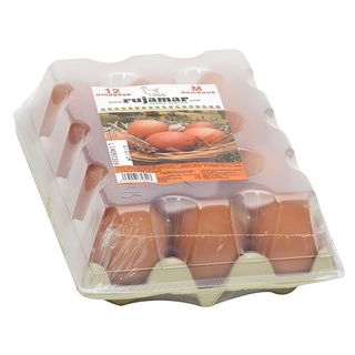 Rujamar 12 huevos moreno categoría A clase M