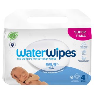 WaterWipes BIO Chusteczki nawilżane wodne, 4 x 60 szt.