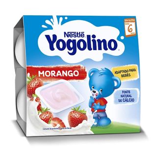 YOGOLINO Morango Alimento Lácteo +6 Meses 4x100 g
