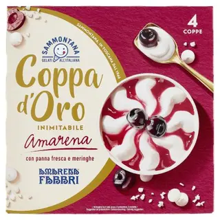 Sammontana Coppa d'Oro Amarena Fabbri 4 x 90 g